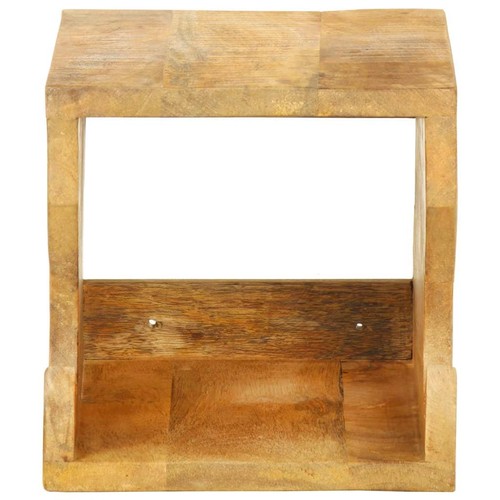 Solid Mango Wood Wall Mounted Bicycle Rack 35x25x25cm Bike Storage Solution - Picture 2 of 12