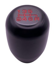 SCHWARZ ROT T2 6 GANG SCHALTKNAUF f&uuml;r MAZDA RX8 2002-2012