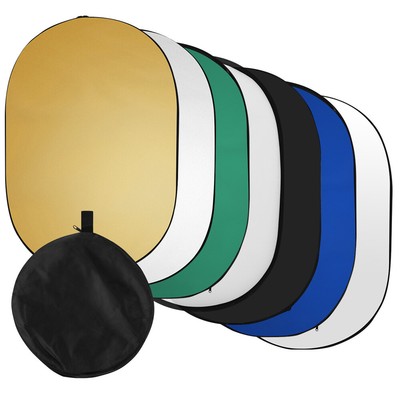 60*90cm 7-in1 Photography  Reflector Collapsible Multi-Disc for Studio U8W8