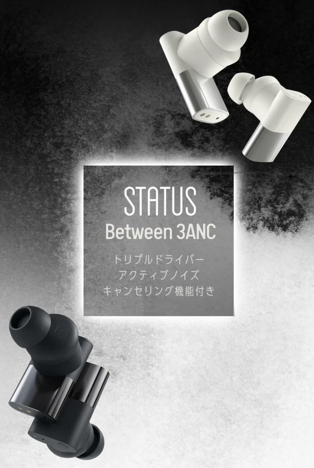 [Domestic genuine product] Status Between 3ANC (Onyx Black) Wireless Earphones B - Image 2 of 4