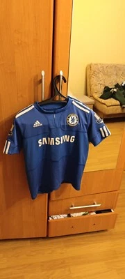 Adidas London Chelsea FC ESSIEN maillot de football 2009/10 garçons 9-10 ans - Photo 1/4