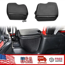 2x Rear Trunk Cargo Side Storage Bag Organizer For Wrangler JL JT 2018-2023 4Dr