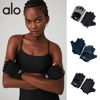 alo Yoga gloves non-slip, wear resistant breathable fitness half finger gloves