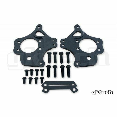 GKTech 2 Pot Dual Caliper Brackets Pair for Nissan S13/S14