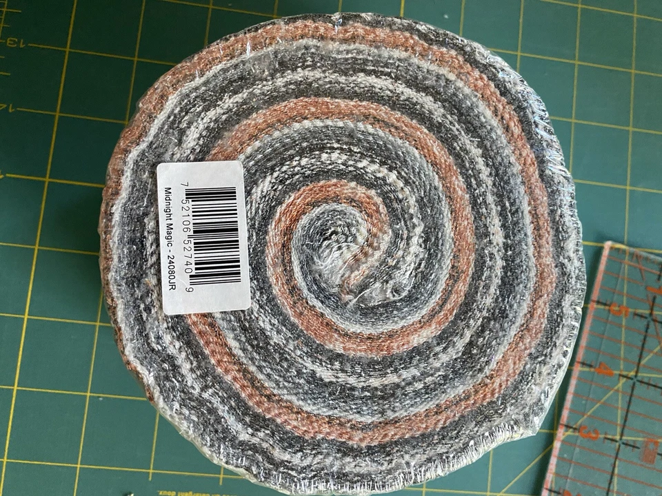 Moda MIDNIGHT MAGIC April Rosenthal JELLY ROLL 40 2 1/2" Strips - Image 2 of 4