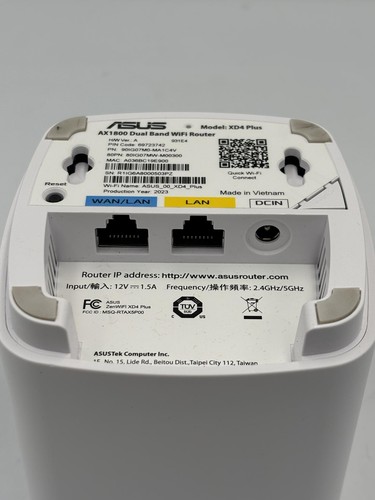 ASUS ZenWiFi XD4 Plus AX1800 Dual-band Mesh WiFi 6 System (XD4 Plus)- - Photo 3/8