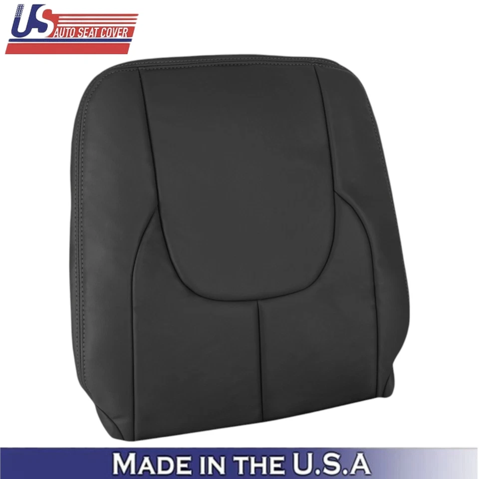 Cubiertas superiores delanteras pizarra oscura de cuero sintético para Dodge Ram 1500 Laramie 2002-2003 Foto 2 de 4