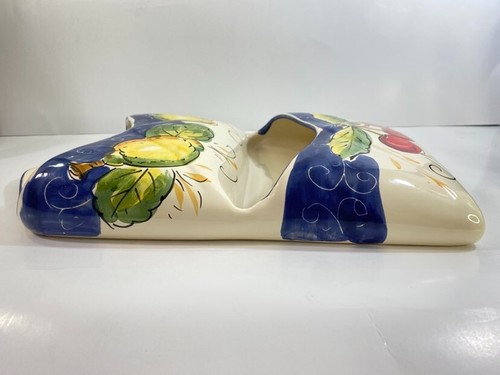Hand Painted Ceramic Wall Pocket, Letter/Mail Organizer – Made in ITALY - Floor - Picture 4 of 7
