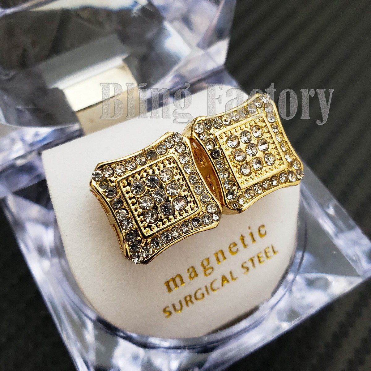 ピアス wing bling 14k post Illyana cubic two-line earrings Performance Rhinestone Earrings