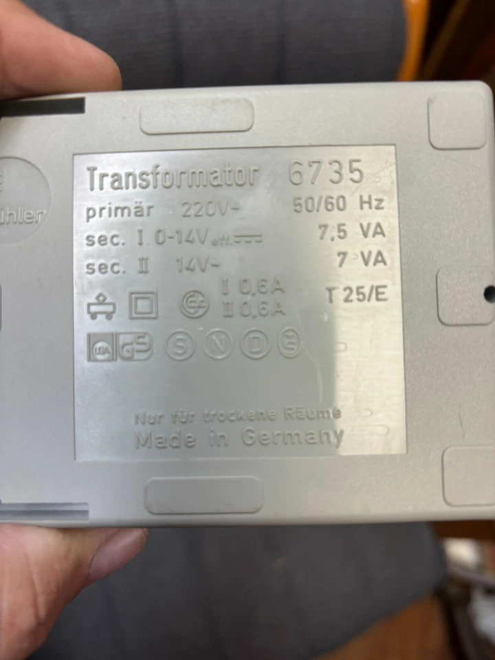 Transformador de tren modelo Fleischmann MSF 6735 Foto 4 de 4