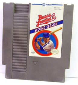 Bases Loaded & Bases Loaded 2 Second Season TESTED AUTHENTIC NES Game 2 Carts