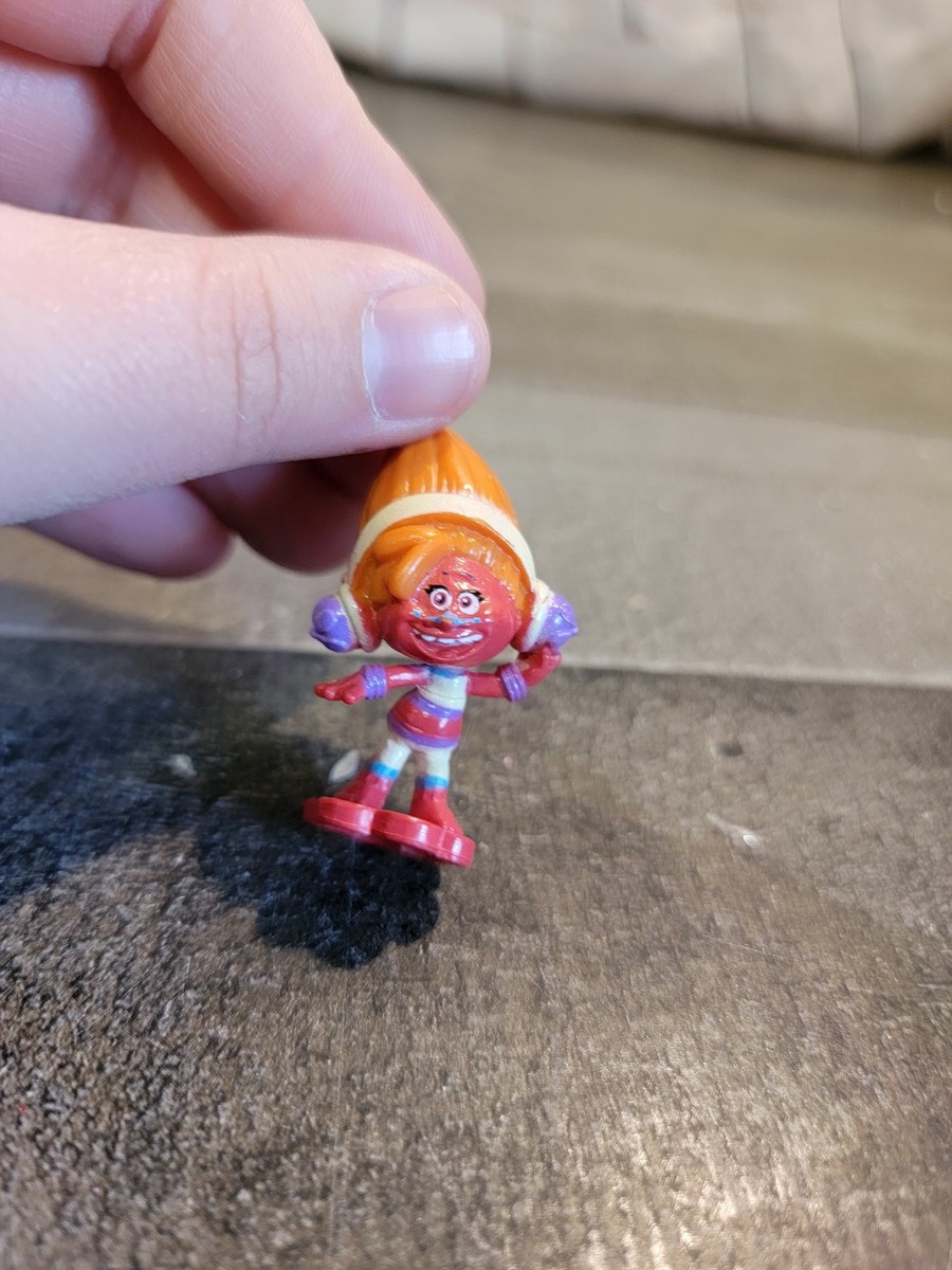 Trolls DJ Suki headphones orange-haired toy figure | eBay