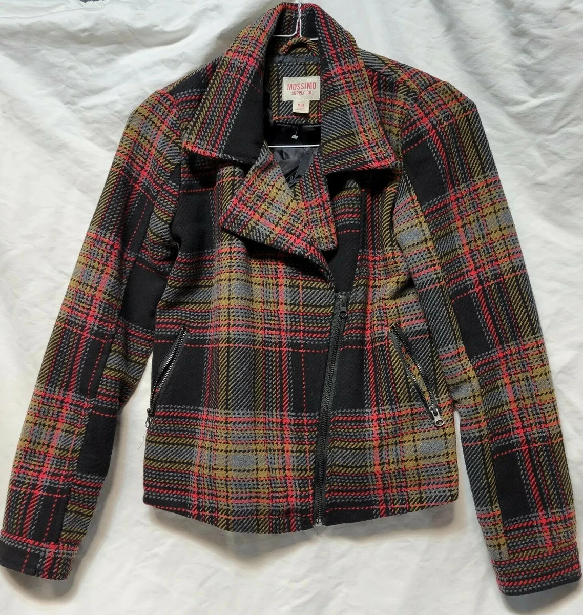 Plaid motorcycle best sale jacket