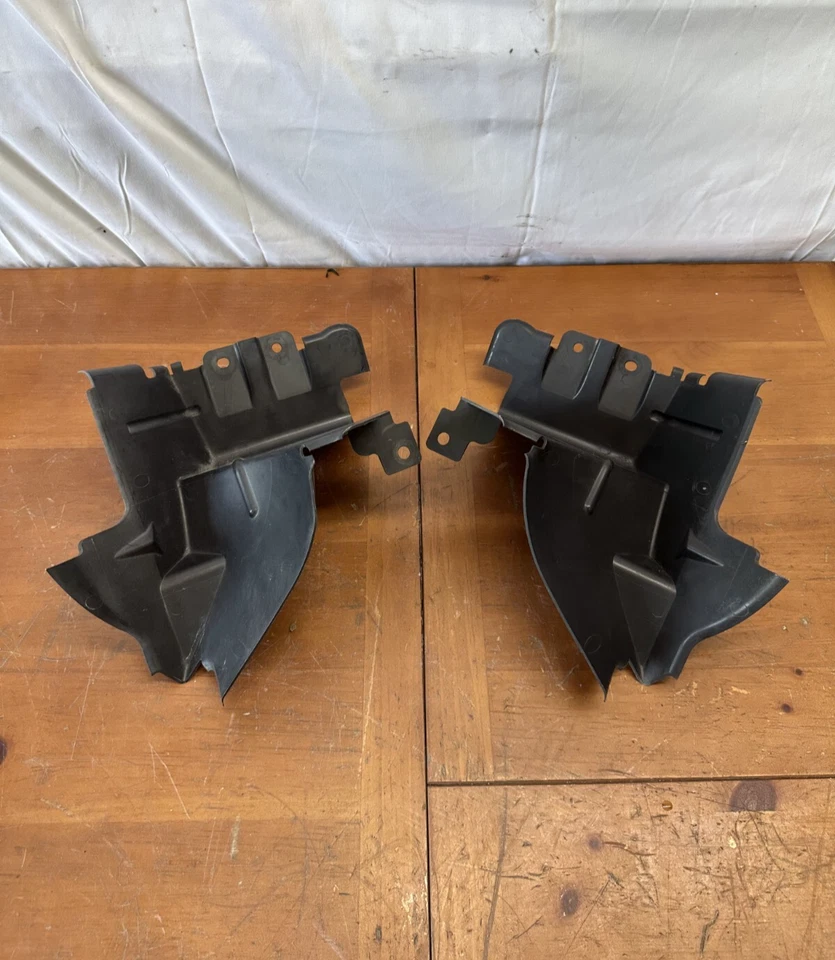 2011-2017 Infiniti QX56 QX80 Left & Right Radiator Bracket Seal Shield Cover OEM - Image 4 of 4