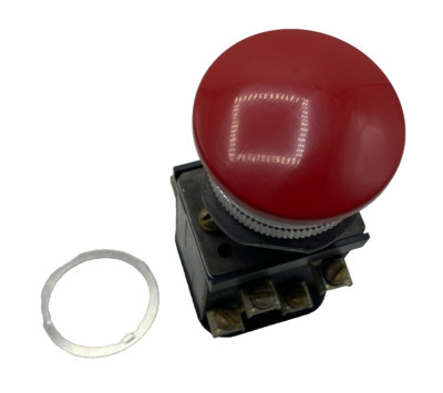 ALLEN BRADLEY AB 800H-DK6B MUSHROOM HEAD PUSH BUTTON RED BUTTON SERIES A  