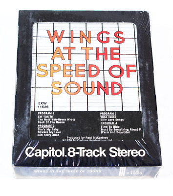 Wings At The Speed Of Sound Paul McCartney 8 Track SEALED