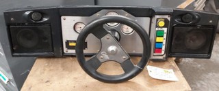 SEGA DAYTONA USA DELUXE Arcade Game STEERING CONTROL PANEL ASSEMBLY #8968