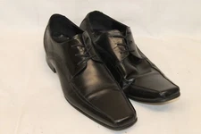 Mens 11 M KENNETH COLE Laser Show Black Casual Dress Shoes