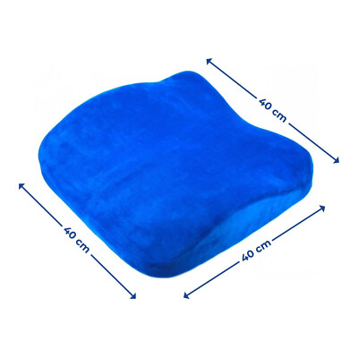 Ergonomisches Visko-Schaum Rückenkissen 40 × 40 cm Sitzkissen Stützkissen Rücken