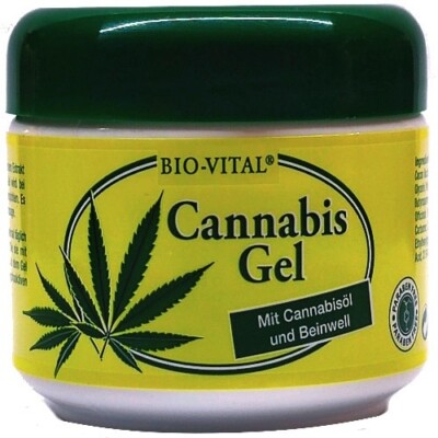 BIO-VITAL HANF GEL Hanfcreme Salbe Gesichts und Körper creme mit Beinwell 125ml