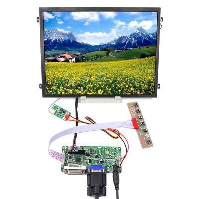 10.4'' 1024x768 4:3 500nit  IPS LCD Display Industrial Game Screen HD VGA Board