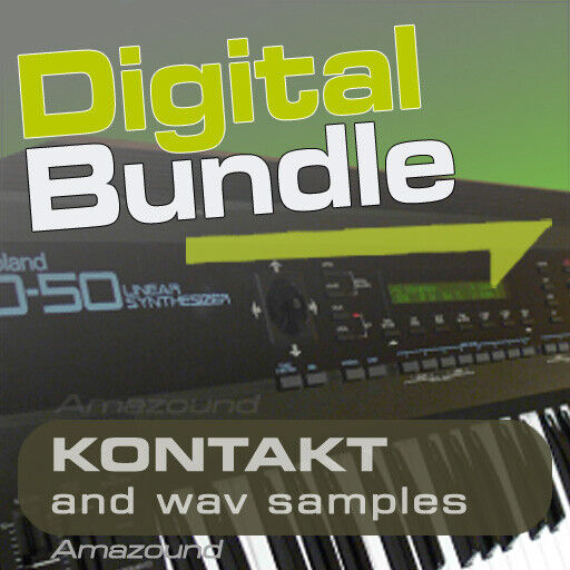 YAMAHA DX7II + D50 SAMPLE BUNDLE for KONTAKT 330 NKI & 3642 WAV MAC PC