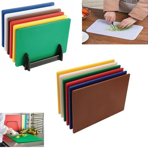 Professional Catering Chopping Boards Colour Coded Cutting Board Set Commercial - Picture 5 of 19