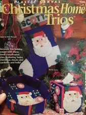 Plastic Canvas Christmas Home Trio Pattern 181064