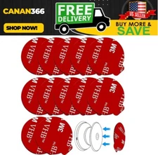 12 Pack 3M Sticky Adhesive Replacement Compatible with Socket Mount Base