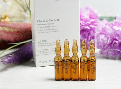 Sothys Clarte & Confort Concentrate Serum 2ml x 20 Amp Prof #tw