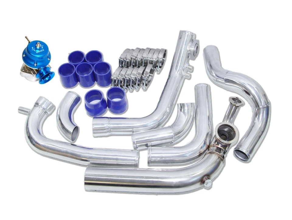 Intercooler+Piping Kit +BOV for VW 95-98 Golf/94-99 Jetta/93-97 Passat 2.8L VR6 - Image 3 of 4