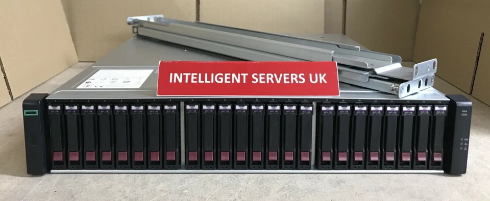 Q1J01A HPE MSA2050 19.2TB SSD (24x 800GB) Dual SAN Controllers SFF SAN Head - Image 2 of 3