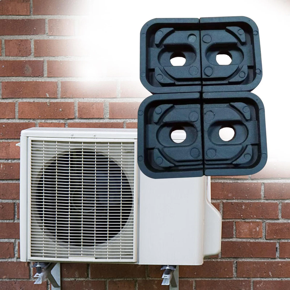 4Pcs Air Conditioning Non Vibration Pad Square Easy Installation