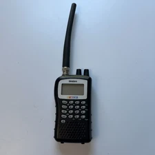 UNIDEN BC72XLT HANDHELD SCANNER RADIO w/ ANTENNA - NASCAR POLICE FIRE MARINE WX