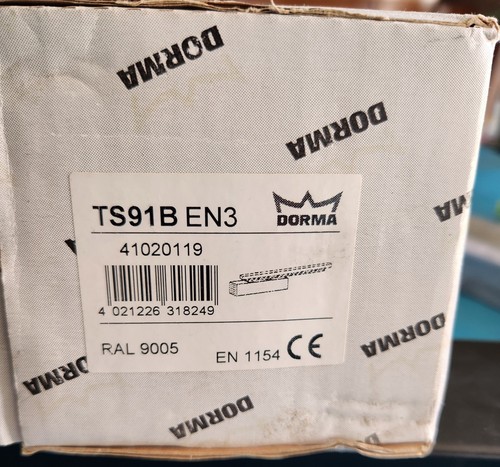 Door closer Dorma TS 91 B EN3 armless black ref 41020119 new - Picture 4 of 4