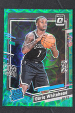 2023 Donruss Optic Dariq Whitehead Rated Rookies Green International RC /65