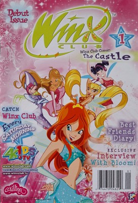 Winx Club Debut Issue #1 The Castle - with Collectible Card