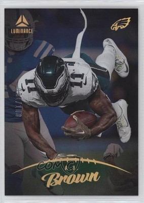 2023 Panini Luminance Green 21/100 AJ Brown #55 13px