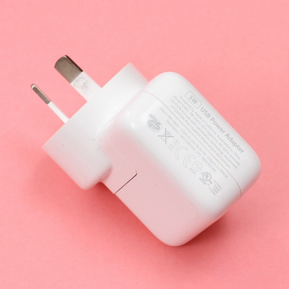 Genuine Apple 5W USB Power Adapter AU Charger iPhone 7 4 3GS 5S SE 5C 6 6S A1402 - Image 4 of 4