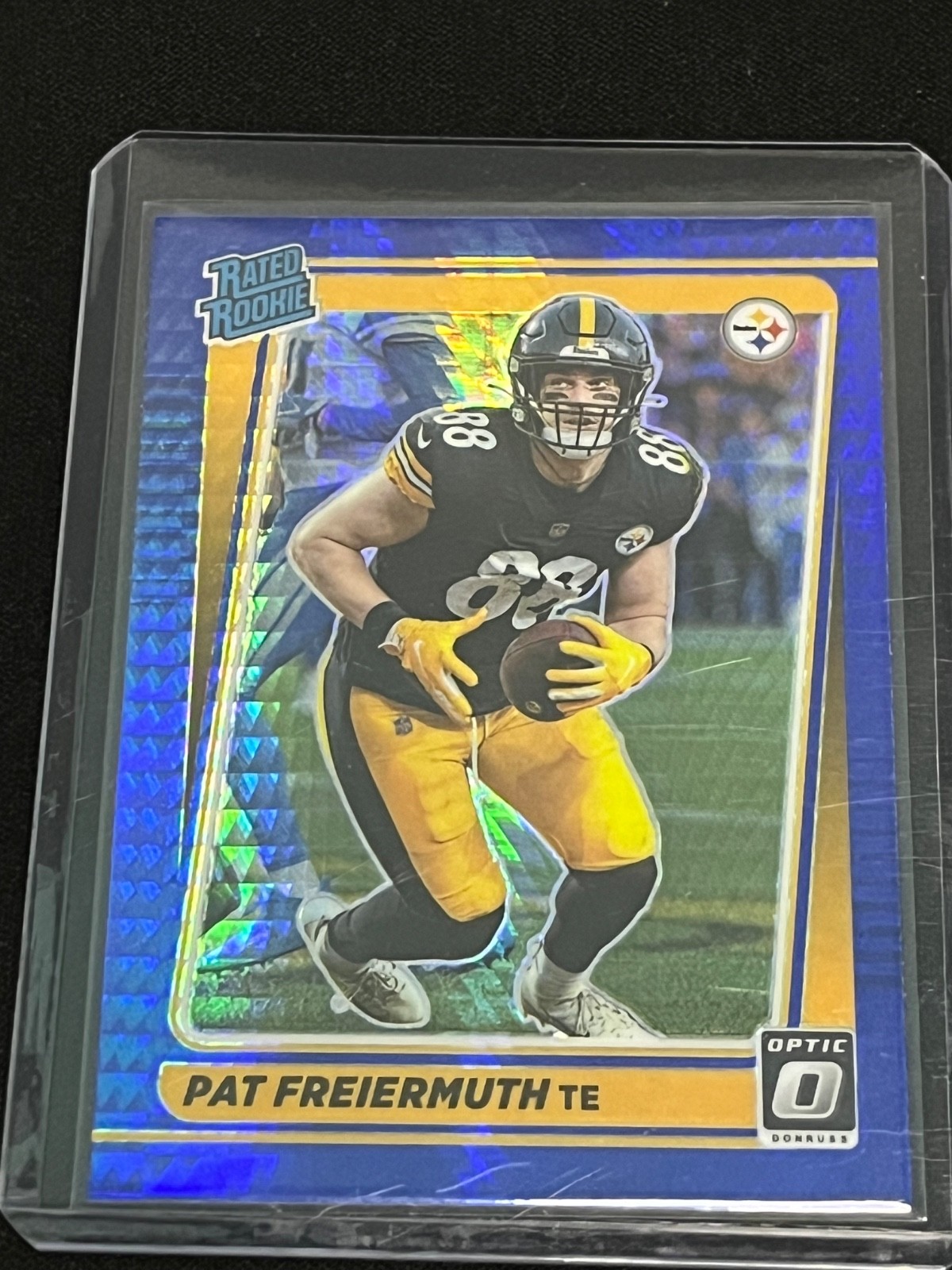 2021 DONRUSS PAT FREIERMUTH RATED ROOKIE OPTIC BLUE HYPER #232 