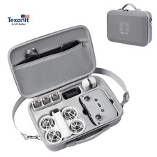 Neo Case, Portable PU Leather Storage Neo Shoulder Bag for DJI Neo Fly More Comb