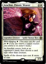 Arachne, Psionic Weaver 2 Rare Marvel's Spider-Man Magic: The Gathering NM