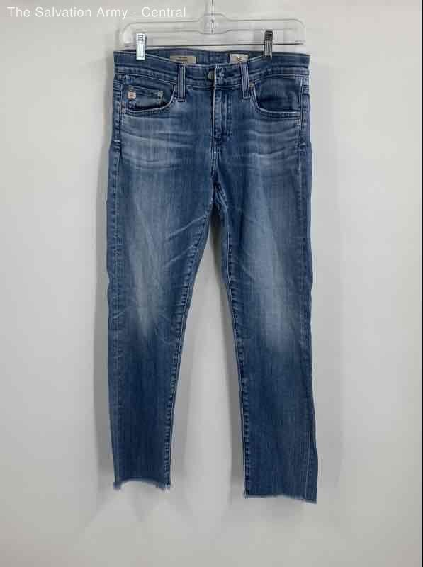 AG Adriano Goldschmied Womens Blue Relaxed Fit The Nikki Skinny Jeans Size 26R