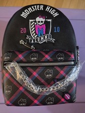 Hot topic Monster High Plaid Chain Mini Backp...