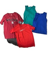 Nike and Team Athletics Boys T-Shirt and Tank Top Bundle - 4 Pack size large