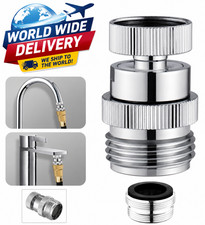 Sink Faucet to Garden Hose Adapter, Swivel Faucet Adapter Kit with Aerator, S...