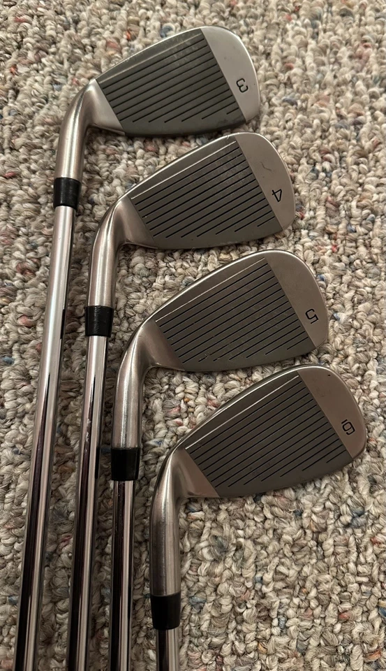 Spalding Executive EZX Oversize RH Iron Set 3-PW Regular Flex Steel Shafts VGC - Image 4 of 4