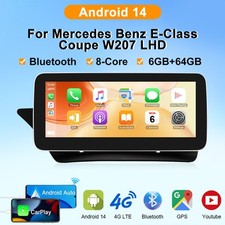 12.3" Android 14 Autoradio CarPlay 6+64GB f&uuml;r Mercedes E-Klasse W207/A207 NTG4.5