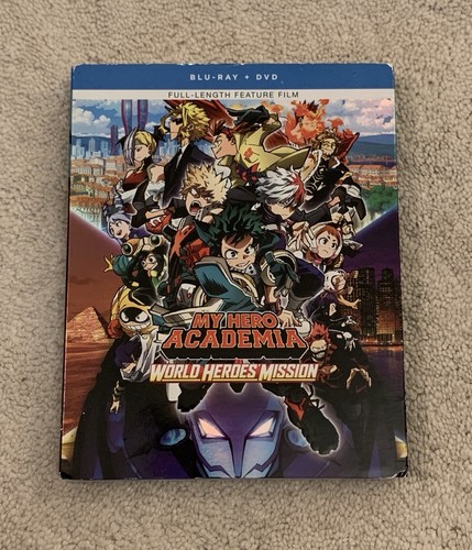 My Hero Academia World Heroes Mission Blu-ray w/ Slipcover *Brand New, Sealed* - Picture 3 of 5