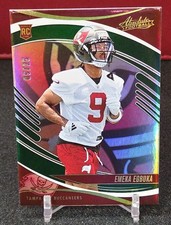 2025 Panini Absolute Football EMEKA EGBUKA Green Spectrum /25 RC BUCCANEERS
